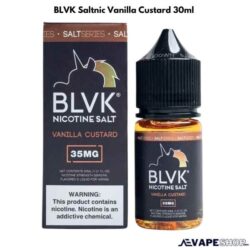 BLVK Saltnic Vanilla Custard